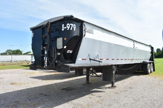 2008 Aulick 42 Alum. Live Bottom Trailer, Model Aultmate 4260542, Hereford Special,