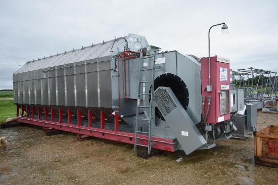 2013 SQ Brock Super B Dryer, Model SQ24, 490 Bushel, Cent Fan