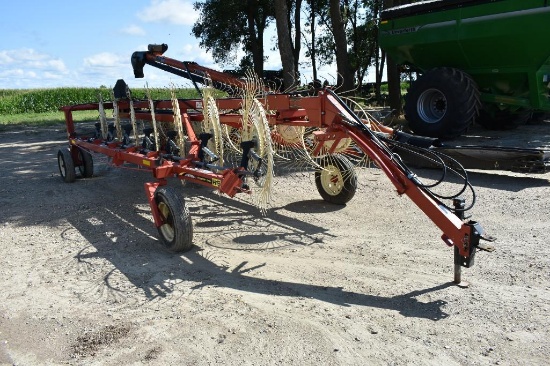 H&S Model BF14HC 14 Wheel V Rake, SN 4156622