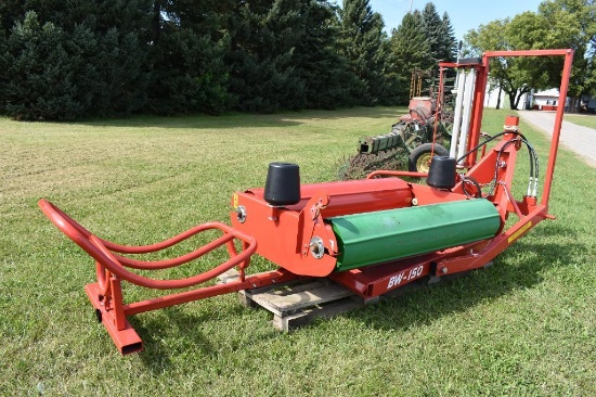 Unused Farmking BW150 3pt Bale Wrapper, Approx.4' Bale, SN # N15876R0205