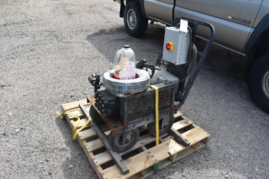 American Pressure Cold Water Pressure Washer, 3000 PSI, 5 GPM, 220 Volt, Hose & Wand
