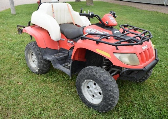 1995 Arctic Cat TRV 500 Two Up 4 Wheeler, 4WD, Front Rack, 291 Hours, 3381 Miles
