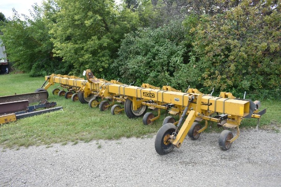 Alloway 2030 12 Row 22" Cultivator, Speed Shields, 3 Danish Tines,