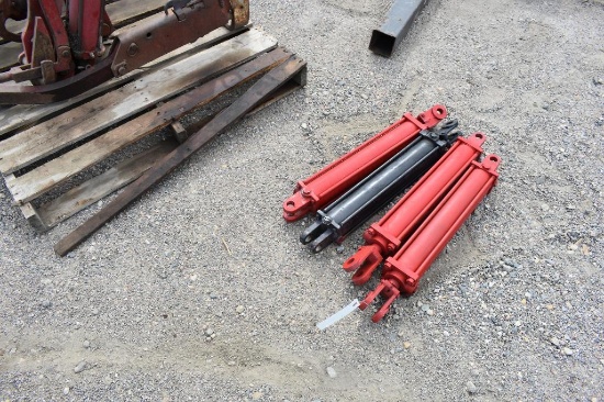 (4) HYD Cylinders, 18" Long