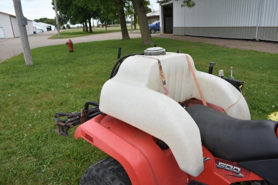 2016 Demco 20 Gallon ATV Sprayer, 10'4" Boom, Wand, 12 Volt Pump,