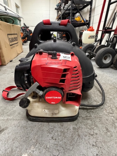 Craftsman Gas Powered Backpack Leaf Blower