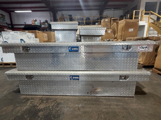 UWS Aluminum Diamond Cut Truck Tool Box