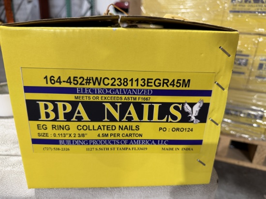 BPA 2-3/8" EG Ring Collated Nails 4.5M