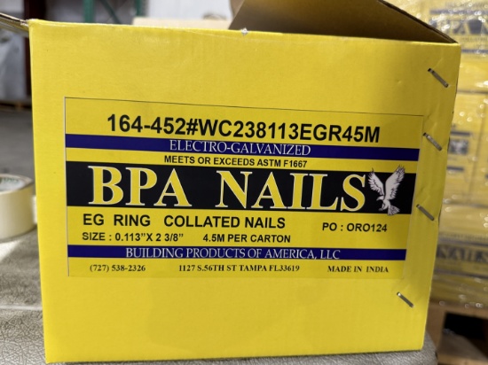 BPA 2-3/8" EG Ring Collated Nails 4.5M