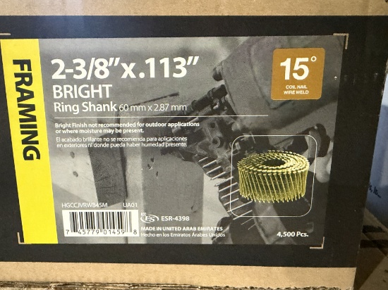 Huttig-Grip 2-3/8" Ring Shank Coil Nails