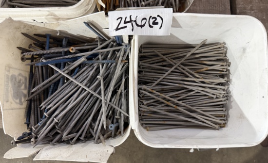 8" Roofing Screws Assorted