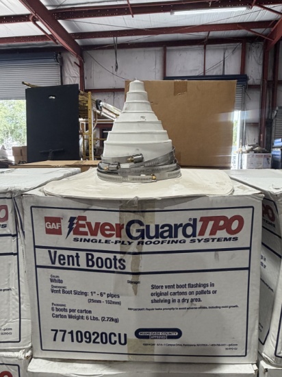 GAF EverGuard TPO White 1"-6" Vent Boots