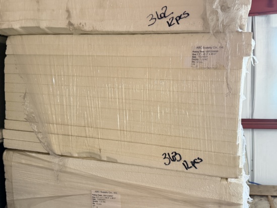Cellofoam 2" x 48" x 48" Foam Board - 12 pcs