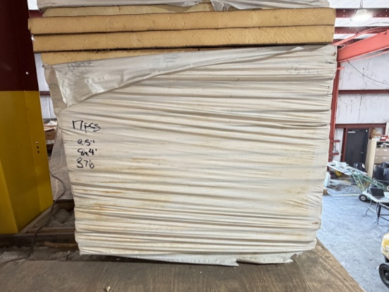 2.5" x 4' x 8' Rigid Insulation - 17 pcs