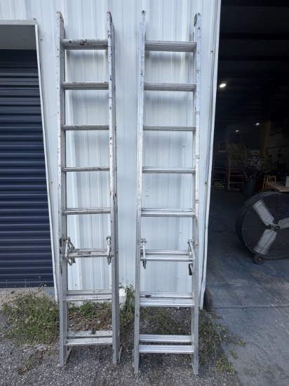 Werners 8' Aluminum Extension Ladders