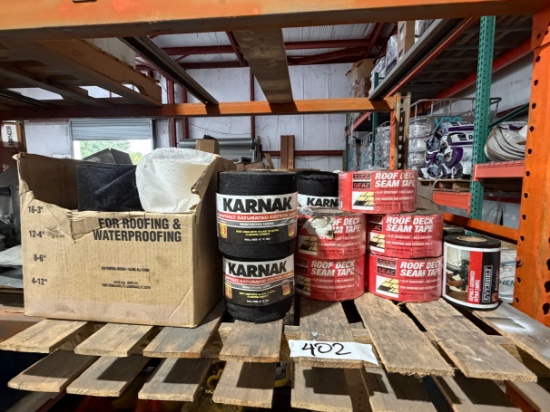 Assorted Roofing Seam Tape & Reinforcing Fabric