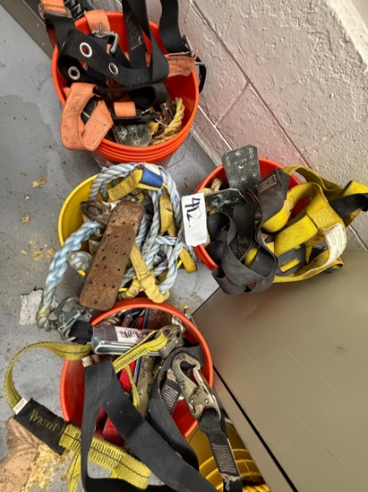 Assorted Fall Protection Harness & Lifeline Gear