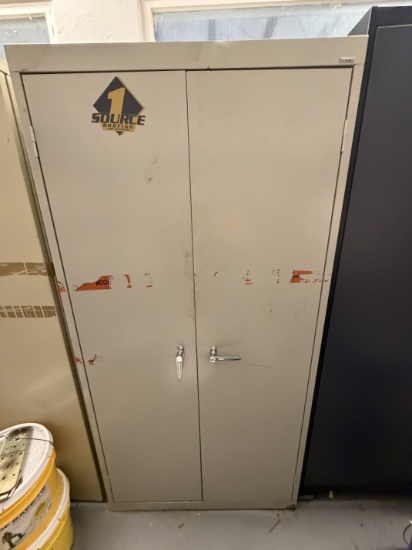 30" x 72" Double-Door Metal Storage Cabinet