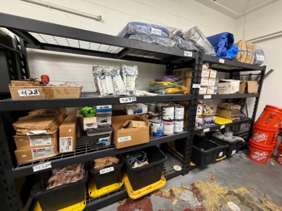 Heavy-Duty Steel Storage Rack - 77" x 72"