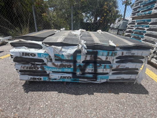 IKO Dynasty Granite Black Roofing Shingles