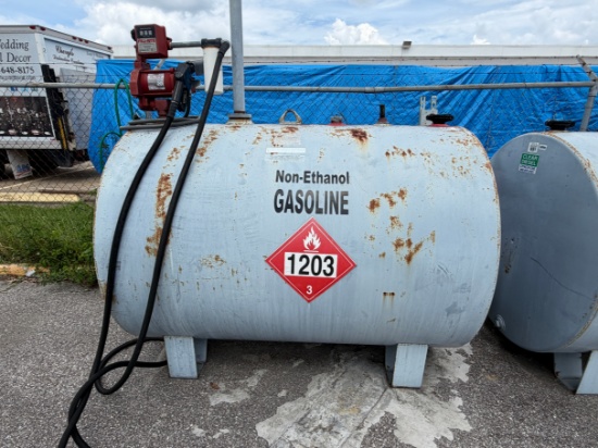 Non-Ethanol Gasoline Storage Tank w. Fill-Rite Pump