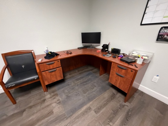 Office Desk Lot - Electronics Included