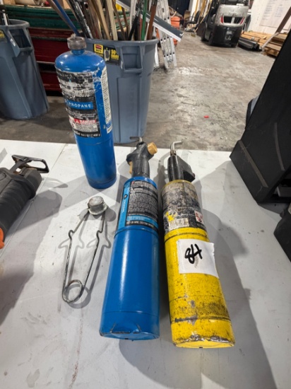 Propane Torches and Tanks Lot