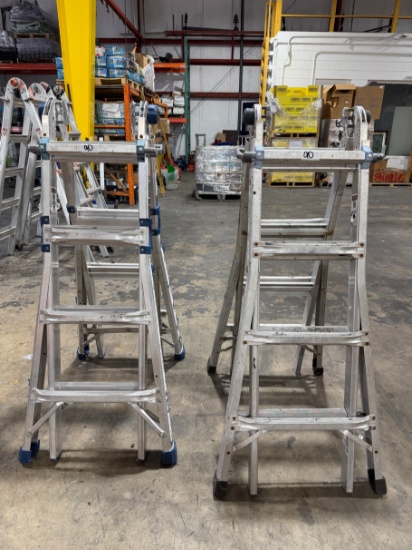 Werner Multi-Position Pro 17' Aluminum Folding Ladder