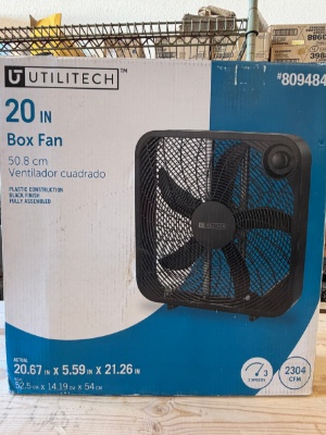 Three Utilitech 20-Inch Box Fans