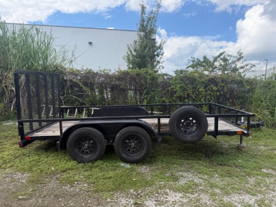 Big Tex Tandem-Axle Utility Trailer