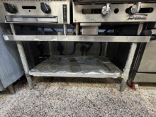 48" S.S. Equipment Stand w. Galvanized Undershelf