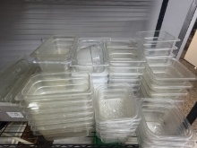 Assorted Lot of Plastic Food Storage Pans