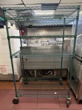 Epoxy Coated Metro Rack on Casters - 5 Shelves