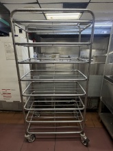 Commercial Rack on Casters - 8 Shelves