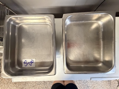Winco S.S. Half Size Insert Pans
