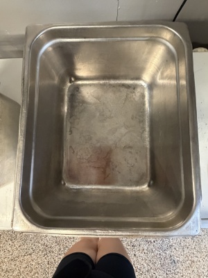 S.S. Half Size Insert Pans w. Lids