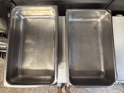 S.S. Full Size Insert Pans - 4" Deep