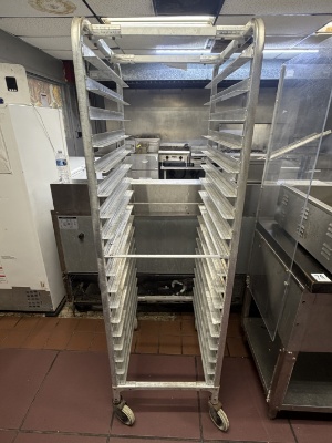 Alexander Industries Bakers Rack on Casters