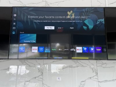65" Samsung TV w. Remote