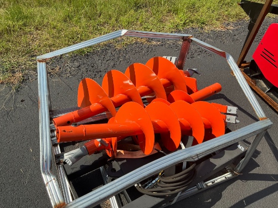 Pabrake Skidsteer Post Hole Digger