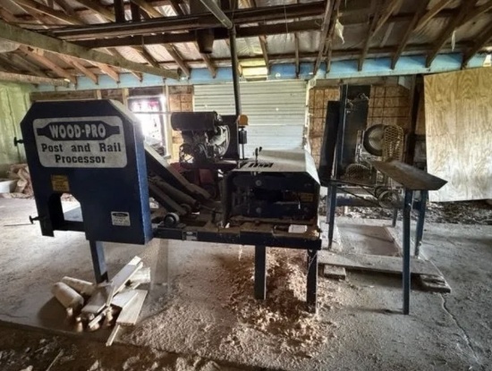 DYNA Wood-Pro 4-in-1 Post & Rail Processor – Excellent Condition