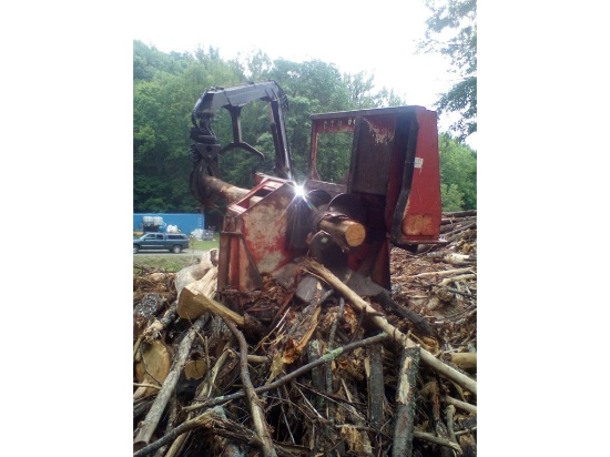 Prentice 410EX Log Loader with Evans Trailer, CTR Delimber & 18' Reversible Saw Buck – Ready to Work