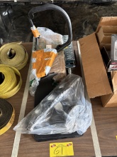 ASSORTED HEAVY-DUTY METAL BRACKETS & HARDWARE