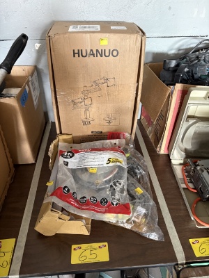 HUANUO Dual Monitor Desk Mount & Assorted Hardware / Accessories