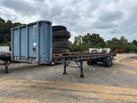 40 foot Flat Bed Trailer with spare Tires