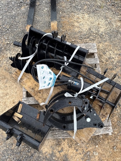Qty 6 Misc Mini Excavator Attachments