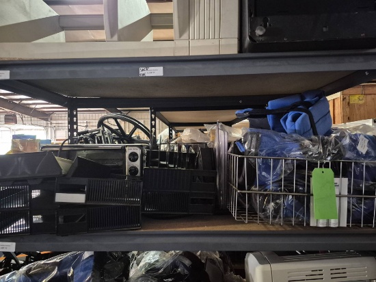 Contents of Shelf Office Organizers and Medical Flex Boots