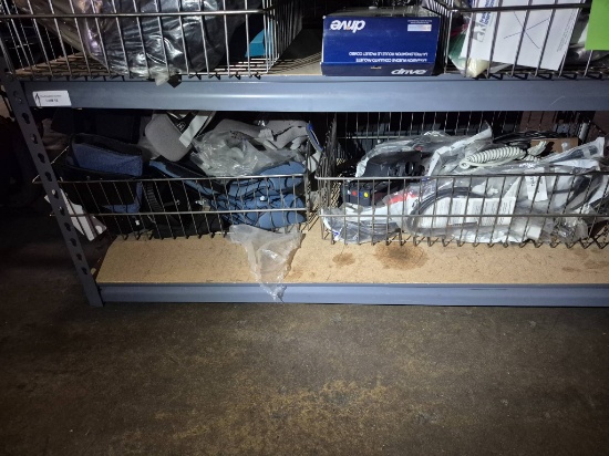 Medical and Mobility Accessories in Wire Bins