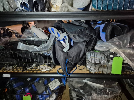 Orthopedic Braces and Support Gear in Assorted Styles and Sizes