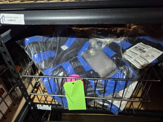 Miscellaneous Items in Wire Baskets